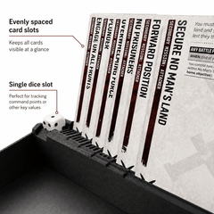 11th Edition Dice Tray / Mission Card Stand - Fat Dwarf