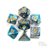 Abyssal-Turquoise Dice Set - Fat Dwarf