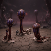 Alien Hive World Spore Terrain Set – 3 XL Spore Pods - Fat Dwarf