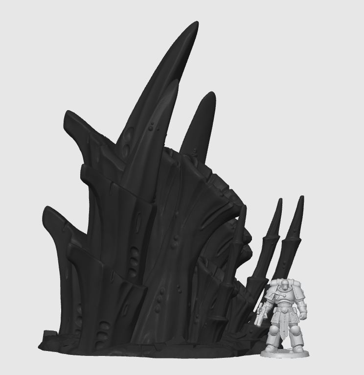 Alien Hive World Spore Vents & Tendrils - Fat Dwarf