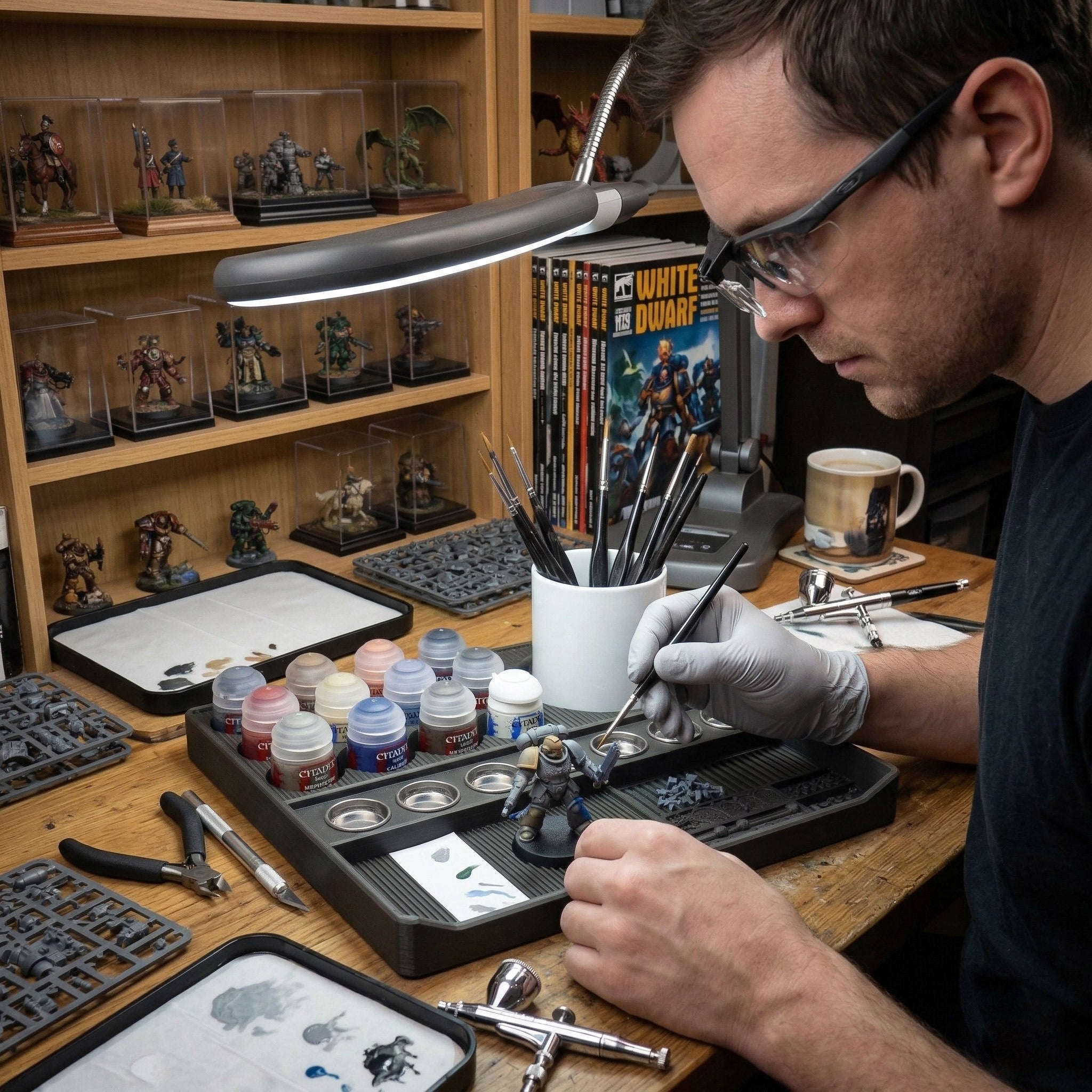 Hobby Forge: Modular Paint and Tool Station - Fat Dwarf