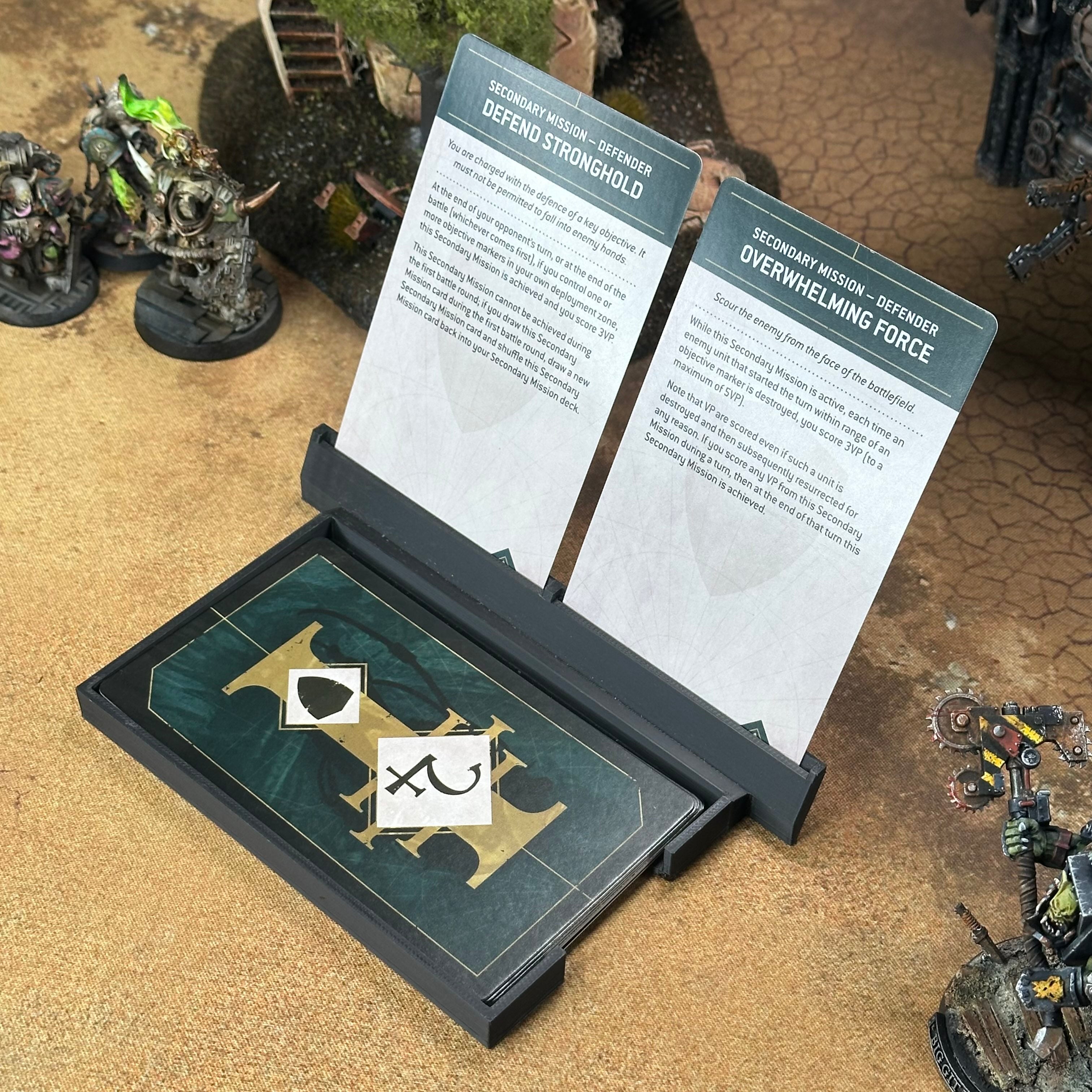 Mission Deck Card Stand & Holder - Fat Dwarf