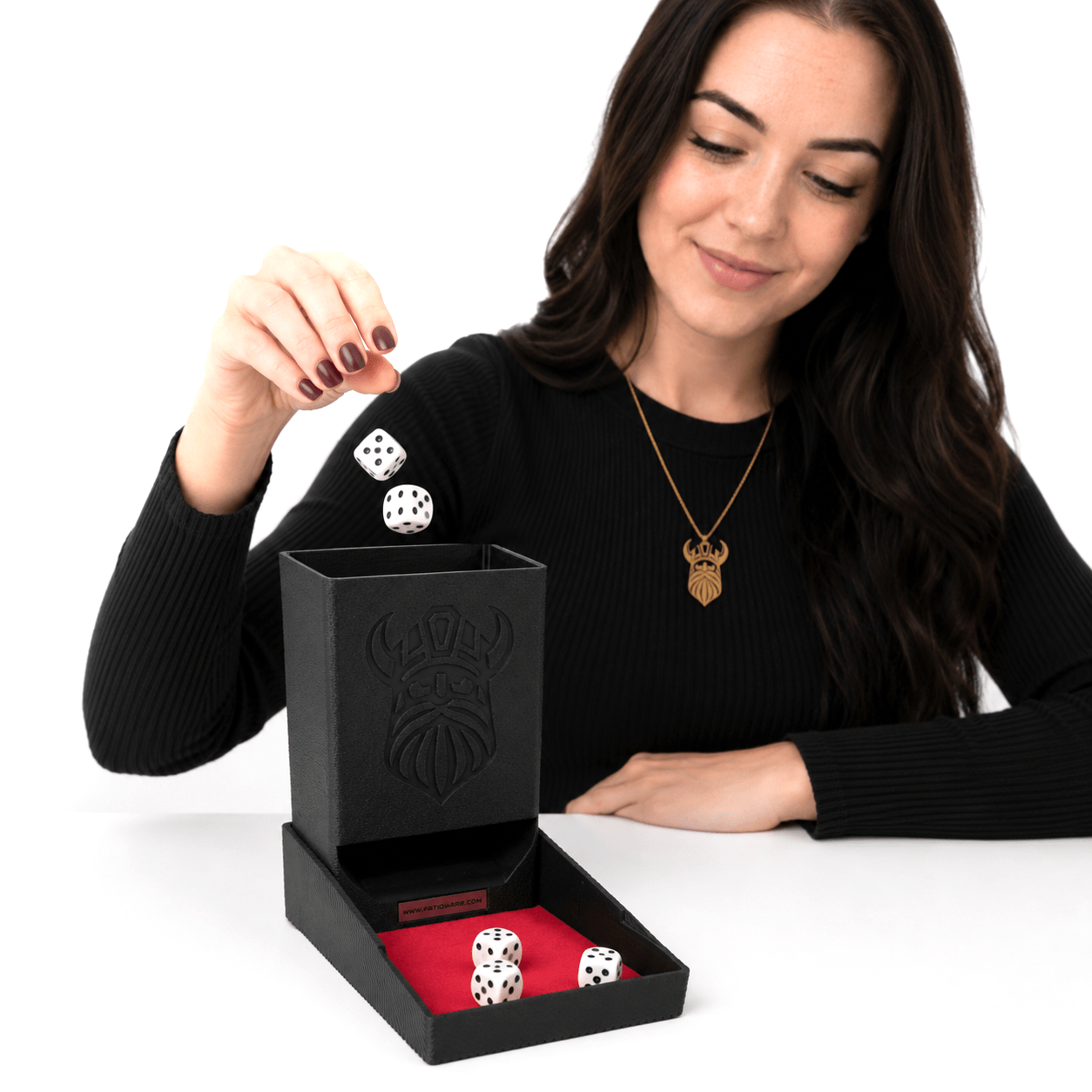 Portable Dice roller and carrier - Fat Dwarf