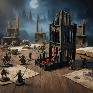 Ruined Tower Dice Tower - Fat Dwarf