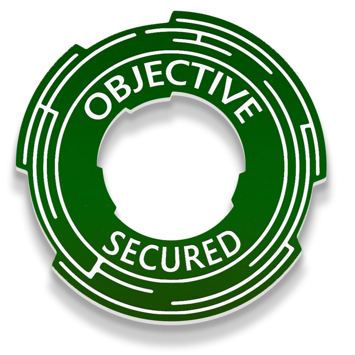 x6 Objective Secured Sci-Fi Tokens - Fat Dwarf