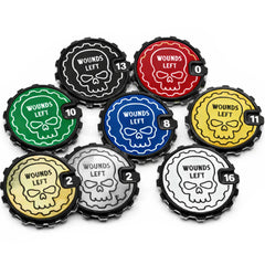 Blazeheart Red 1 - 16 Tabletop Wound Tracker - Fat Dwarf